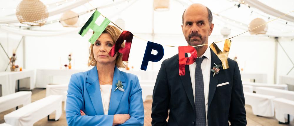 Sehen sich wieder öfters: Erik (Christoph Maria Herbst) und Anne (Annette Frier).