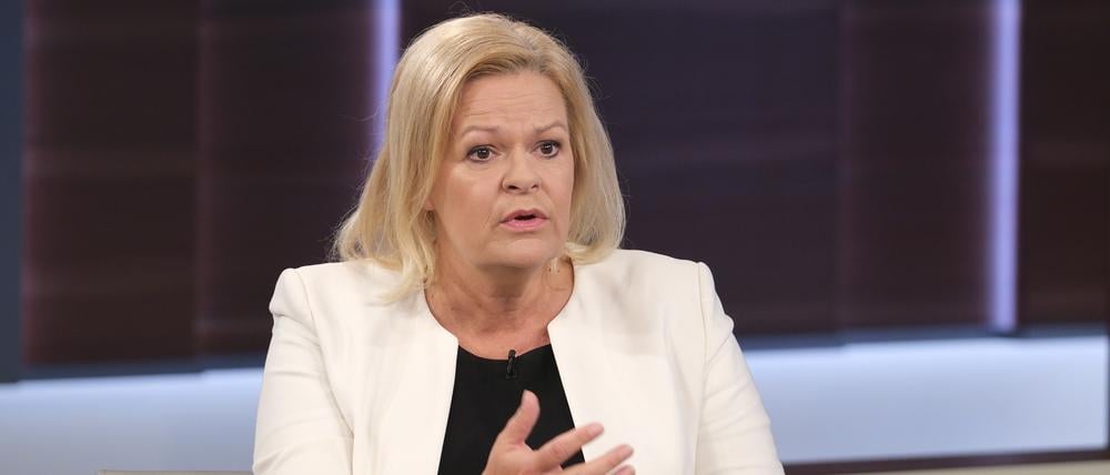 Innenministerin Nancy Faeser.
