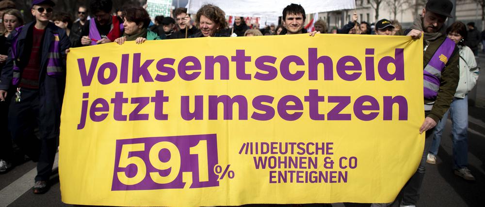 DW enteignen-Demo vom März 2023.