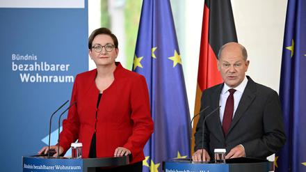 Olaf Scholz und Klara Geywitz.
