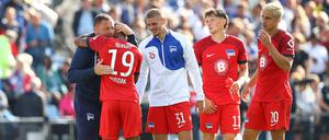 Da freut sich der Trainer. Nach einer schwierigen Transferphase hat Pal Dardai (links) inzwischen viele personelle Optionen.