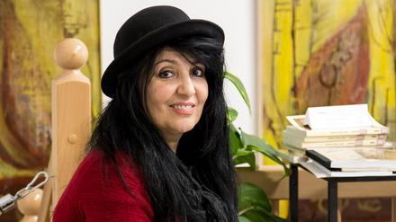  Die Reinickendorfer Künstlerin Shahla Aghapour. 