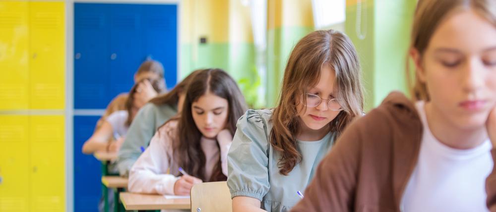 Mathe-Tests gehen eigentlich mit einer angespannten Stimmung einher – könnt man meinen. 