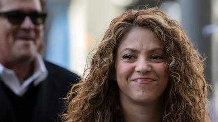 Die kolumbianische Sängerin Shakira kommt vor Gericht an (Archivbild).