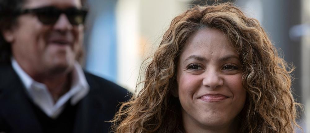 Die kolumbianische Sängerin Shakira kommt vor Gericht an (Archivbild).