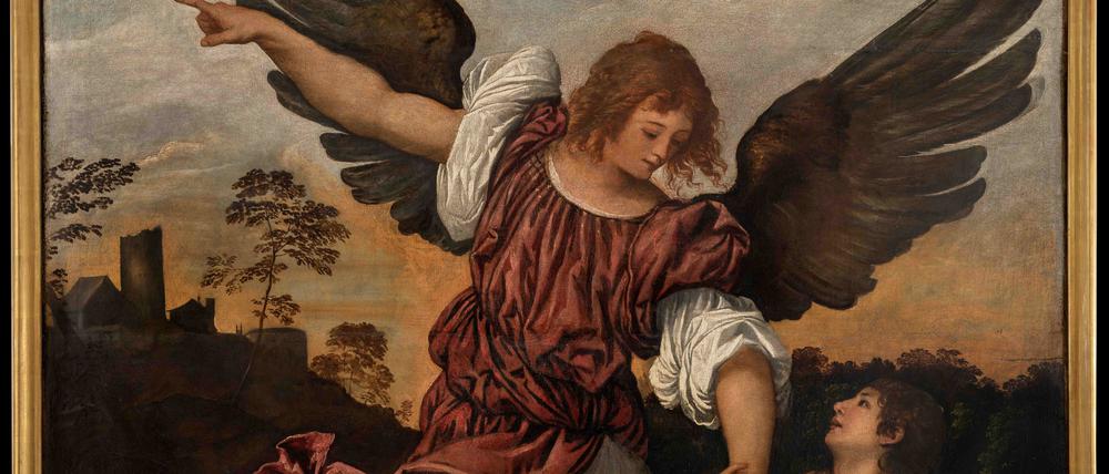 Tizians „Erzengel Raphael und Tobias“, 1508. Venedig, Galerie dell’Accademia