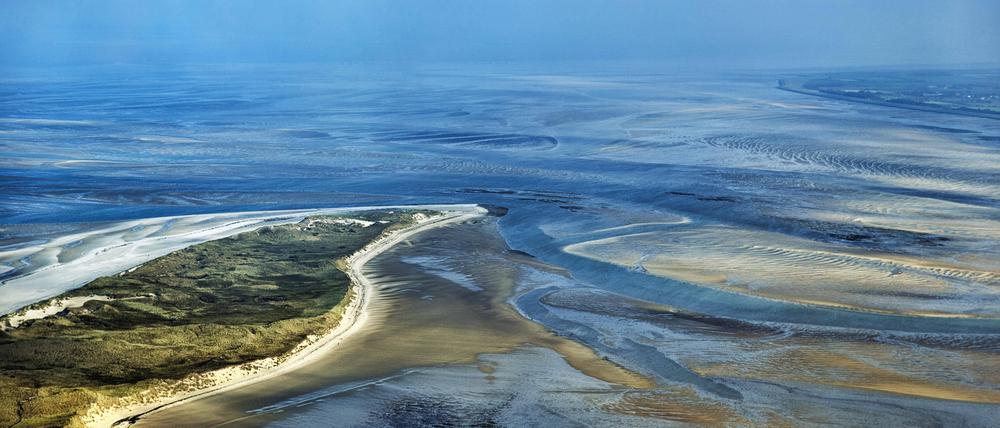 Amrum Odde, Luftaufnahme.