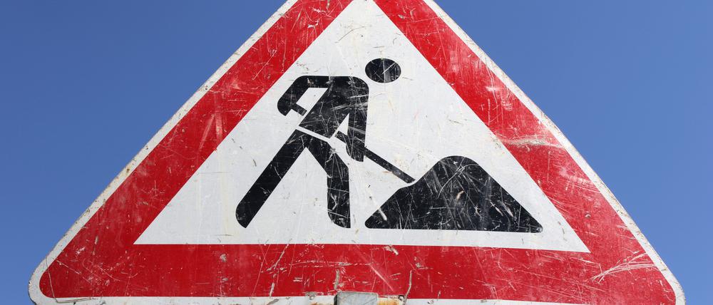 Verkehrsschild, Baustelle, Strassenbau.
Foto: Björn Wylezich - stock.adobe.com - Fotolia