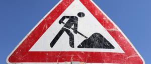 Verkehrsschild, Baustelle, Strassenbau.
Foto: Björn Wylezich - stock.adobe.com - Fotolia