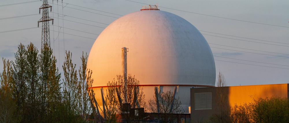 Kugelgasspeicher in Dortmund.