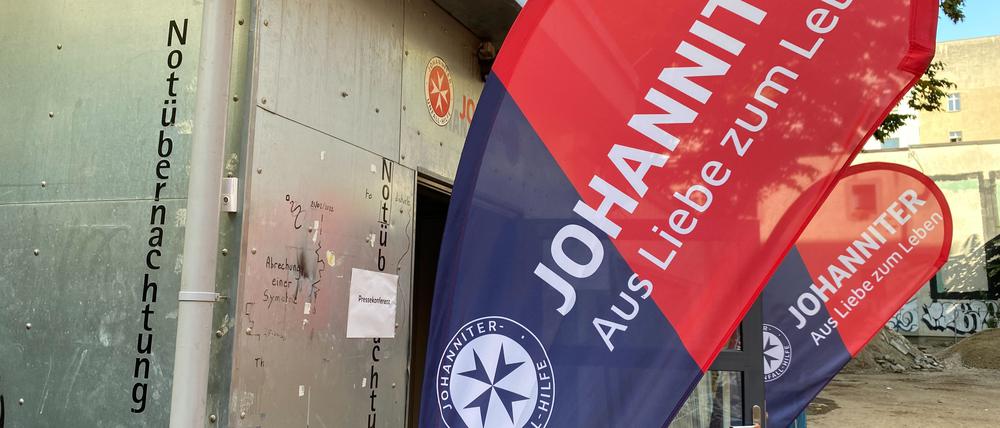 Die Johanniter-Notübernachtung, in unmittelbarer Nähe zum Görlitzer Park in Berlin-Kreuzberg, ist seit 2018 ein Ort der Kältehilfe.