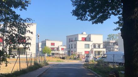 Wohnsiedlung Jungfernsee, Baustelle