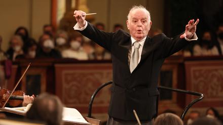 Daniel Barenboim, hier bei der Probe zum Neujahrskonzert 2022 mit den Wiener Philharmonikern.
