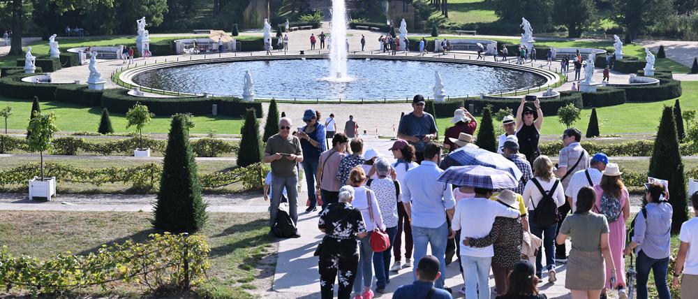 Der Schlosspark Sanssouci bleibt voraussichtlich weiterkostenfrei öffentlich zugänglich.