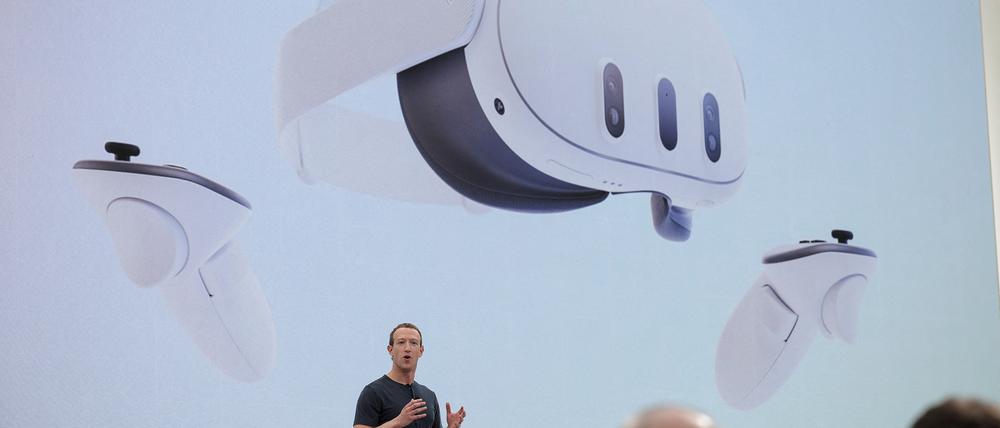 Mark Zuckerberg, der Gründer von Facebook will mit seinem Konzern Meta neue Ideen vorantreiben.