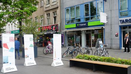 Die Fußgängerzone Wilmersdorfer Straße in Charlottenburg wurde um einen 75 Meter langen Abschnitt verlängert.