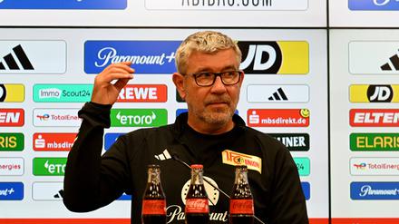 Trotz Niederlagenserie sei die Stimmung beim 1. FC Union gut, betont Urs Fischer. 