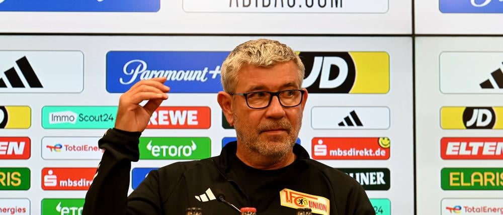 Trotz Niederlagenserie sei die Stimmung beim 1. FC Union gut, betont Urs Fischer.