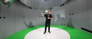 Bei der MediaTech Hub Conference in Potsdam präsentierte des Unternehmen Volucap sein volumetrisches Studio. Dort werden Schauspieler dreidimensional gescannt.