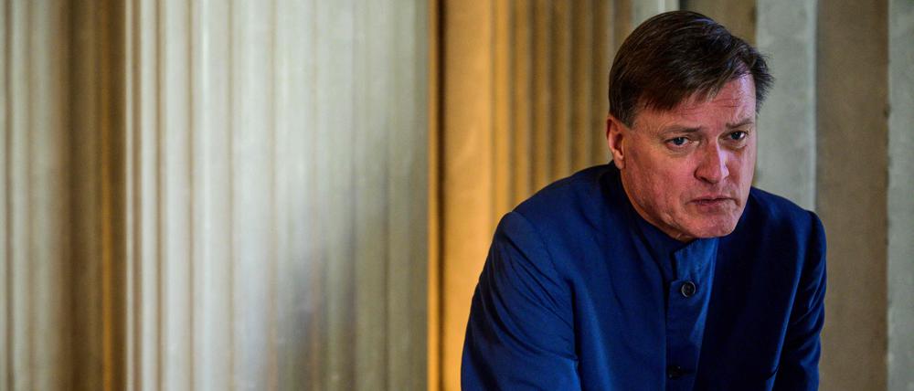 Nach der Pressekonferenz. Christian Thielemann am Tag seiner Berufung als Generaldirektor der Staatsoper im Apollosaal.