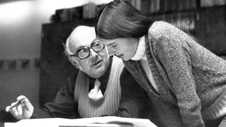 Otfried Preußler um 1979 zusammen mit seiner Tochter Susanne.