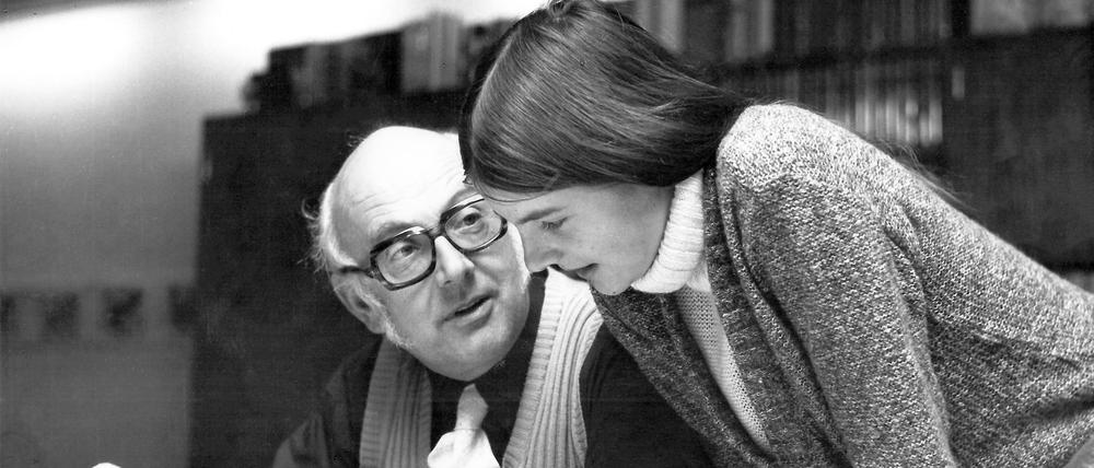 Otfried Preußler um 1979 zusammen mit seiner Tochter Susanne.