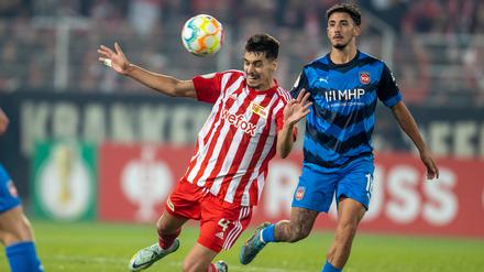 Im vergangenen Jahr sind der 1. FC Union und Heidenheim im DFB-Pokal aufeinandergetroffen. 