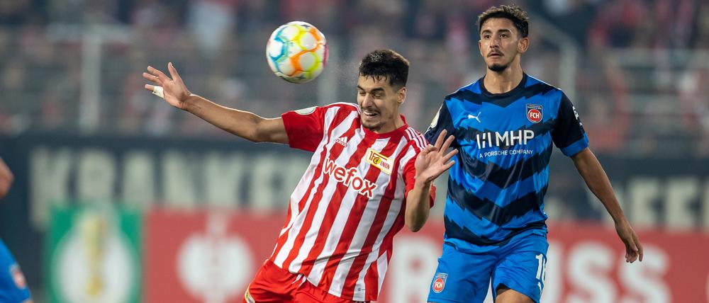 Im vergangenen Jahr sind der 1. FC Union und Heidenheim im DFB-Pokal aufeinandergetroffen. 