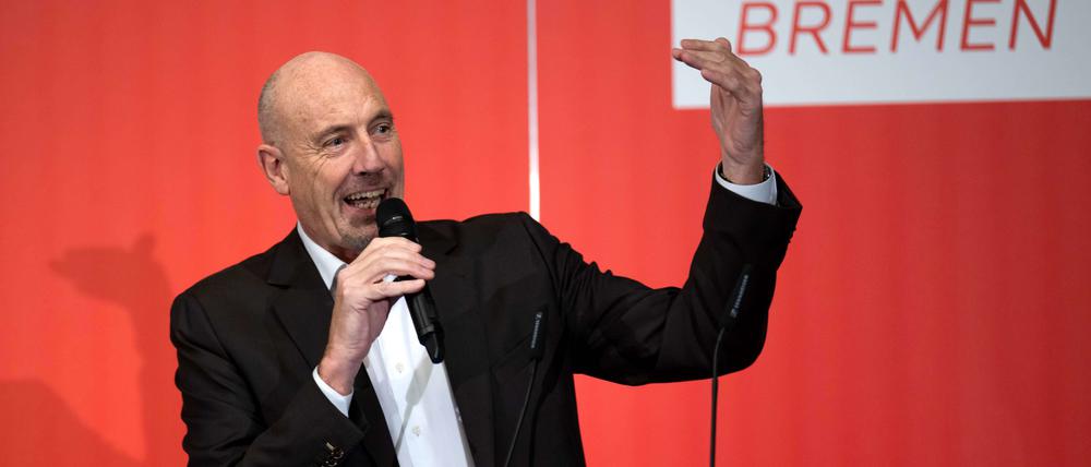 Carsten Meyer-Heder spricht beim Neujahrsempfang der CDU Bremen. 