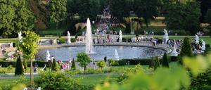 Für eine Sanierung der Bewässerungssysteme im Park Sanssouci fehlt der Stiftung jetzt das Geld. 