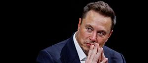 Elon in Paris: Bei einer Technologiekonferenz in Versailles.