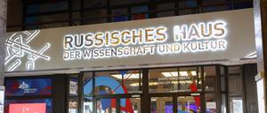 Das Russische Haus der Wissenschaft und Kultur in der Friedrichstraße im Bezirk Mitte.