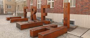 Das neue Kunstwerk in der Gedenkstätte Hohenschönhausen. 