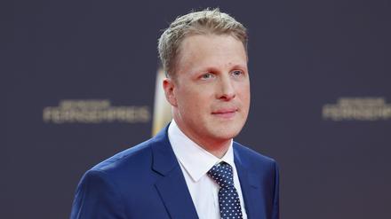 Oliver Pocher bei der Verleihung des Deutschen Fernsehpreises 2023 in den MMC-Studios in Köln.
