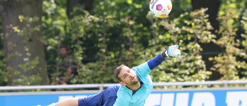 Im Anflug? Marius Gersbeck könnte in der kommenden Woche in Herthas Kader zurückkehren.