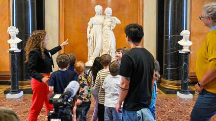 „4plus - Kinder im Museum“ heißt ein Projekt zur frühkindlichen Bildung der Staatlichen Museen zu Berlin.