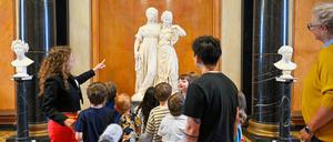 „4plus - Kinder im Museum“ heißt ein Projekt zur frühkindlichen Bildung der Staatlichen Museen zu Berlin.