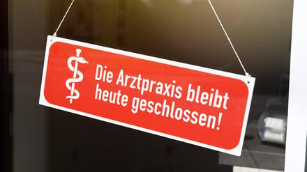 Hausärzte streiken.