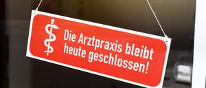 Hausärzte streiken.