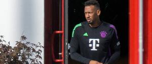 Jérôme Boateng nahm am Sonntagmorgen am Training des FC Bayern München teil.