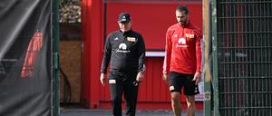 Urs Fischer möchte nicht zurückblicken und auch nicht voraus. Gegen Braga habe man genug mit der Gegenwart zu tun.