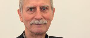 Prof. Jan Fiebelkorn-Drasen, Zeitzeuge. Jan Fiebelkorn-Drasen (77) flüchtete 1944 aus Polen nach Westdeutschland, studierte Schauspiel und Architektur und war dann
von 1988 bis 2007 Hochschullehrer in
Berlin.Foto Manfred Thomas