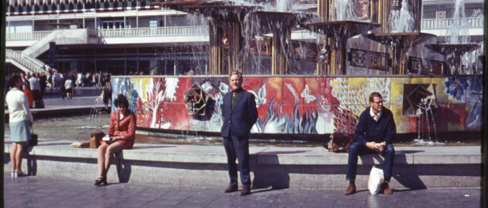 Berlin GER, Berlin, 20160202, Aufnahme ca. 1976, Stadtansicht, Brunnen am Alexanderplatz Berlin ger Berlin 20160202 Recording Approx 1976 City view Wells at Alexanderplatz