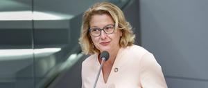 Svenja Schulze (SPD), Bundesministerin für wirtschaftliche Zusammenarbeit und Entwicklung.