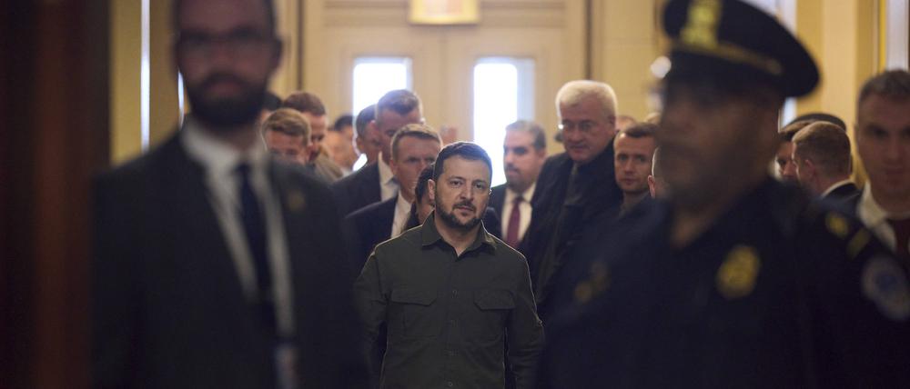 Besuch in Washington am 21. September: Der ukrainische Präsident Wolodomyr Selenskyj.