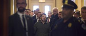 Besuch in Washington am 21. September: Der ukrainische Präsident Wolodomyr Selenskyj.