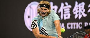 Alexander Zverev gab im Halbfinale von Peking alles. Am Ende musste sich der Tennisprofi aber gegen Medwedew geschlagen geben.