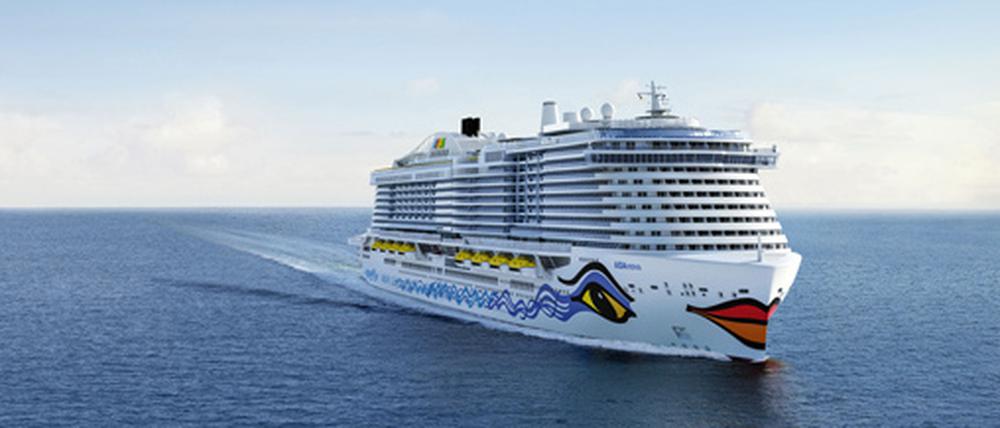 Die„Aida Nova“, ein Kreuzfahrtschiff der AIDA Flotte.