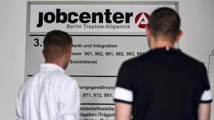 Ein Jobcenter in Berlin.