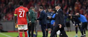 Alles andere als vergnügt ist Unions Trainer Urs Fischer nach inzwischen sechs Niederlagen nacheinander.